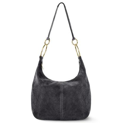Italian Genuine Suede Hobo Bag | Belluno