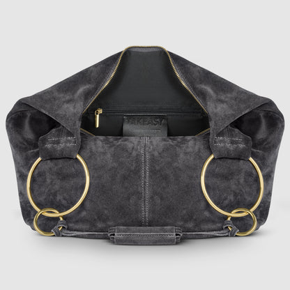 Italian Genuine Suede Hobo Bag | Belluno