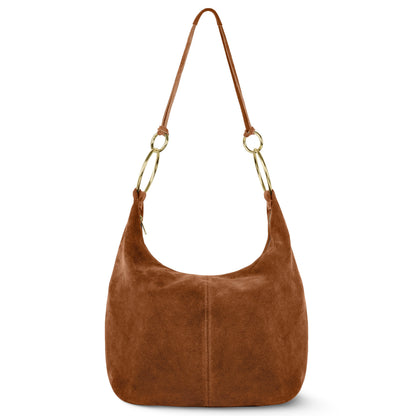Italian Genuine Suede Hobo Bag | Belluno