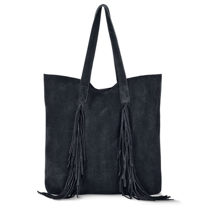 Italian Genuine Suede Tote Bag | Como