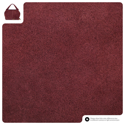 Italian Genuine Suede Shoulder Bag | Ferrara