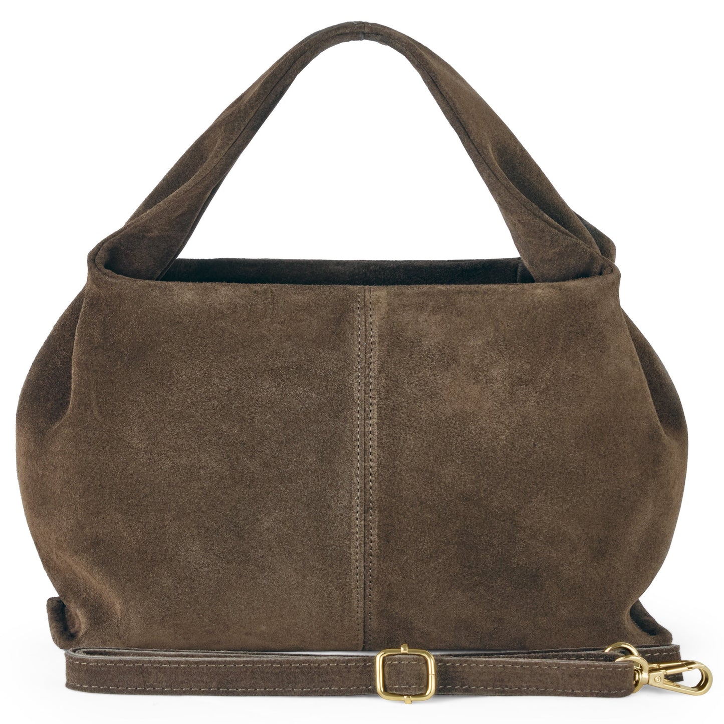 Italian Genuine Suede Shoulder Bag | Ferrara