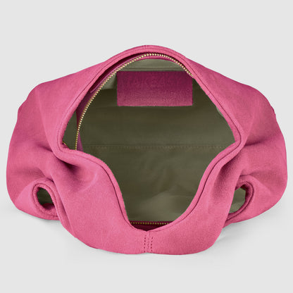 Italian Genuine Suede Shoulder Bag | Ferrara