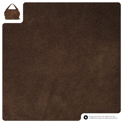 Italian Genuine Suede Shoulder Bag | Ferrara