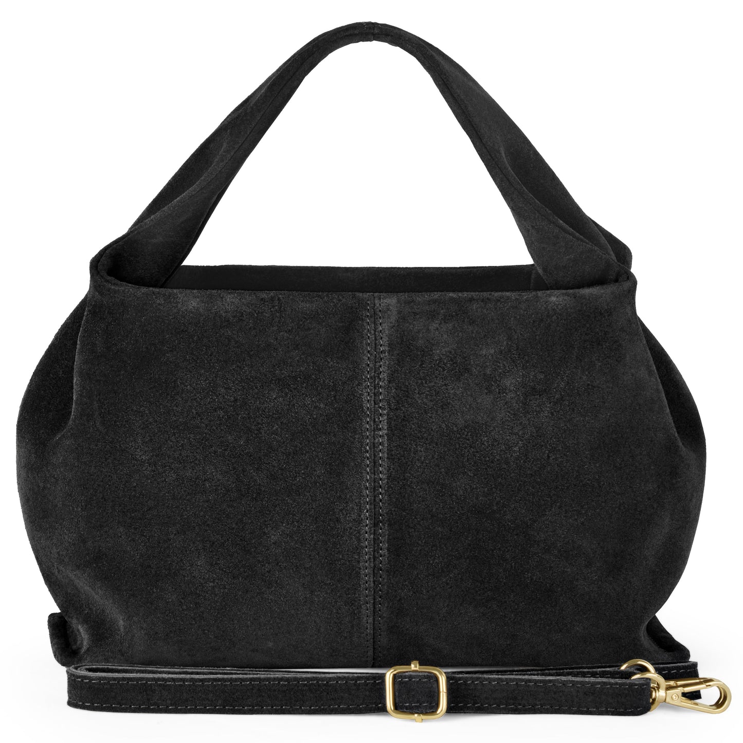 Italian Genuine Suede Shoulder Bag | Ferrara