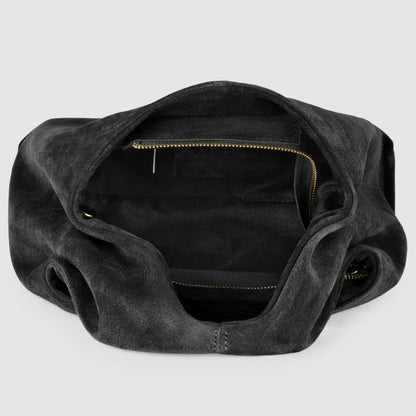 Italian Genuine Suede Shoulder Bag | Ferrara