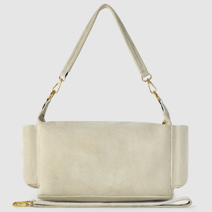Italian Genuine Suede Shoulder Bag | Sondrio