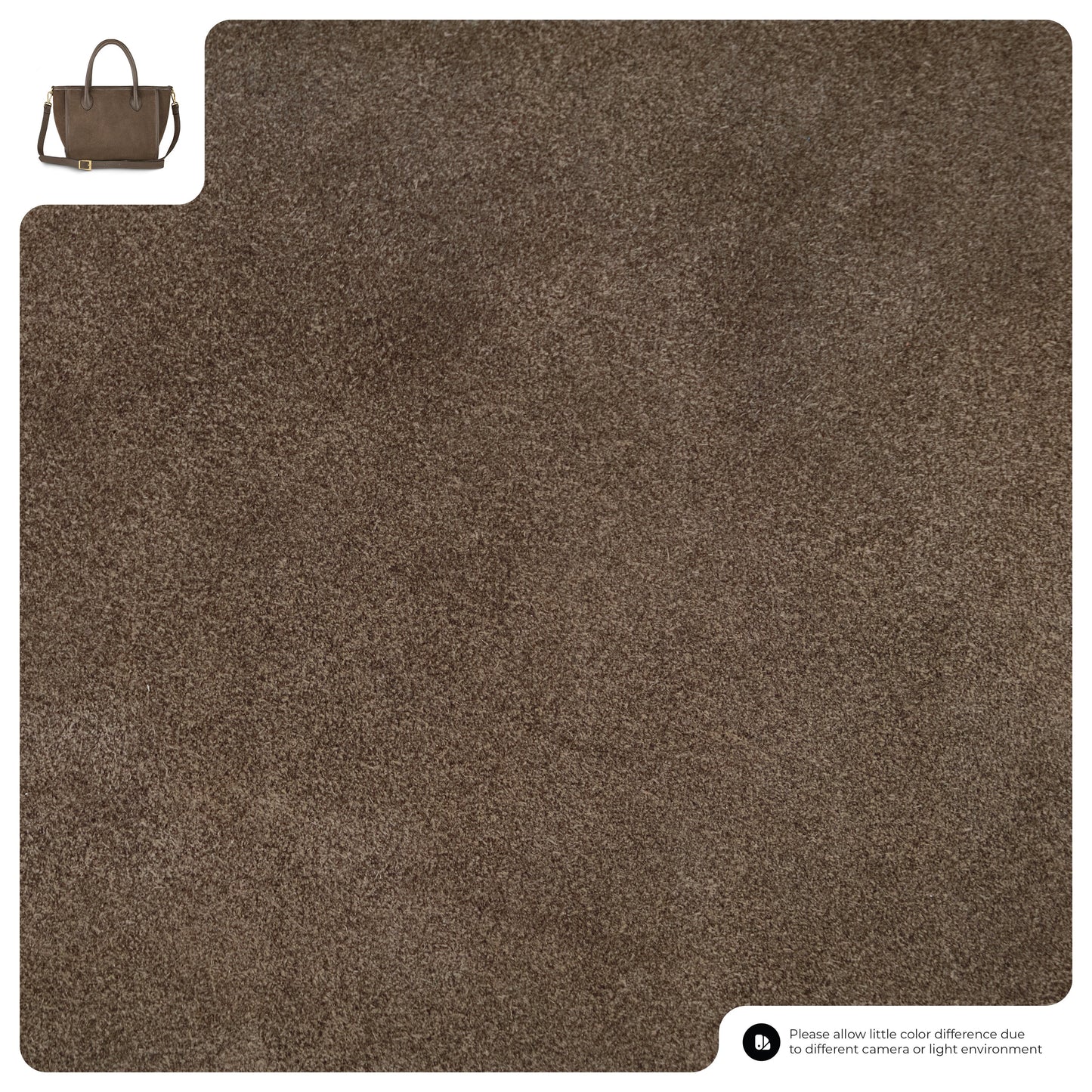Italian Genuine Suede & Full-Grain Leather Top-Handle Bag | Alba