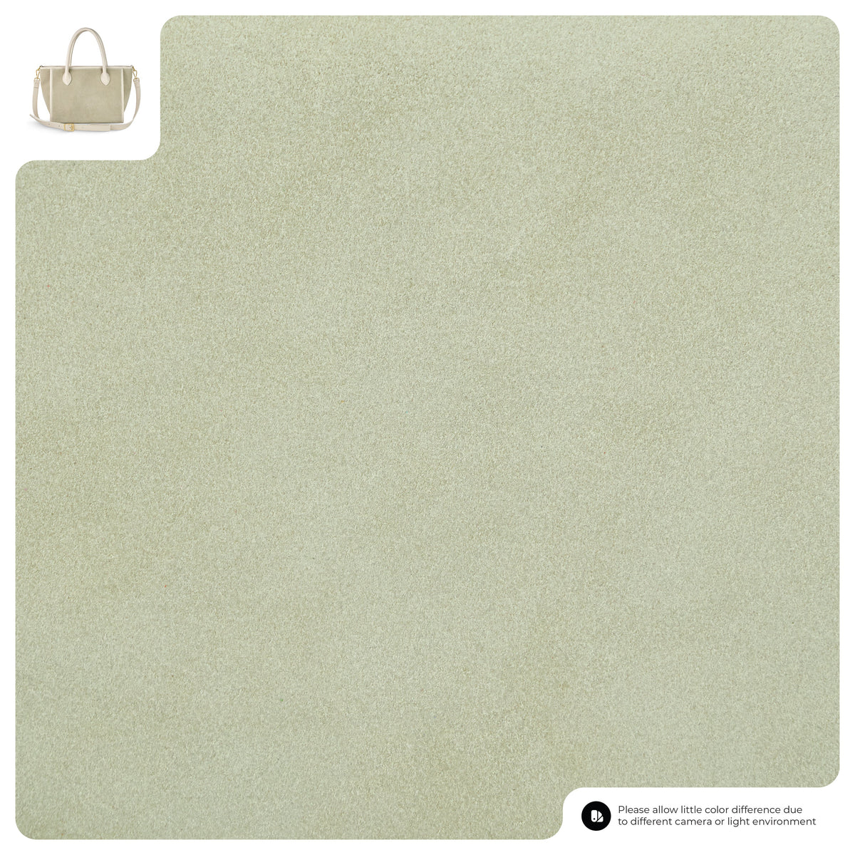 Bolso con asa superior de ante genuino y piel plena flor italianos | Alba