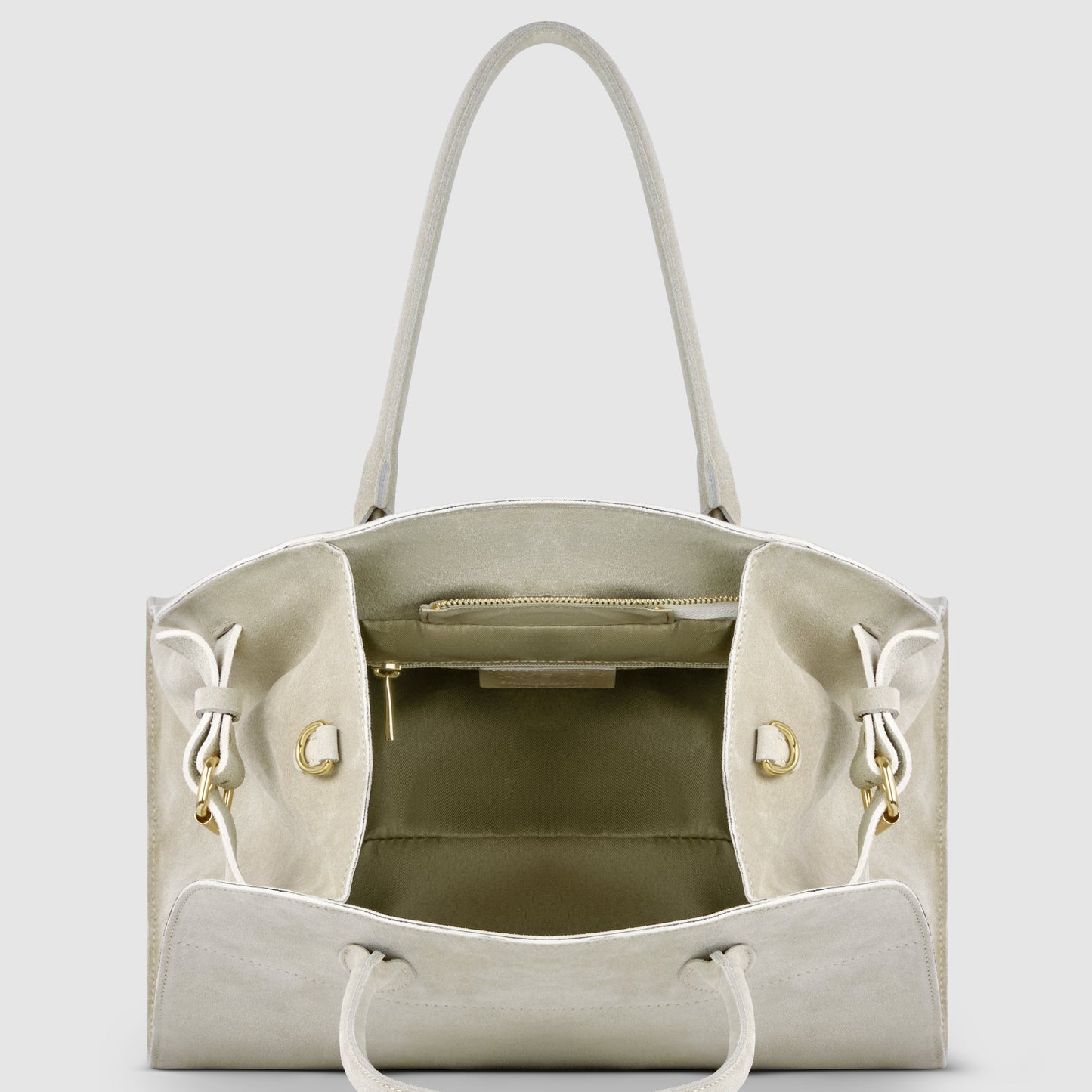 Italian Genuine Suede Top-Handle Bag | Cuneo