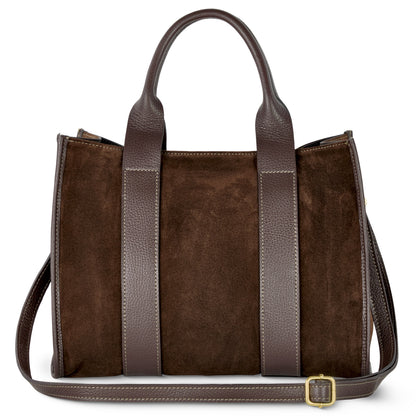 Italian Genuine Suede Tote Bag | Brianza