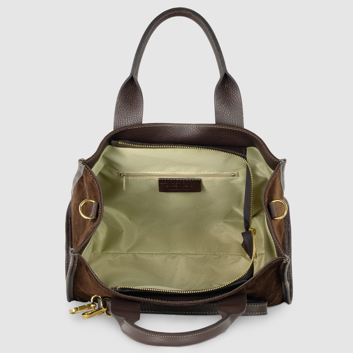 Bolso Tote de Ante Genuino Italiano | Brianza