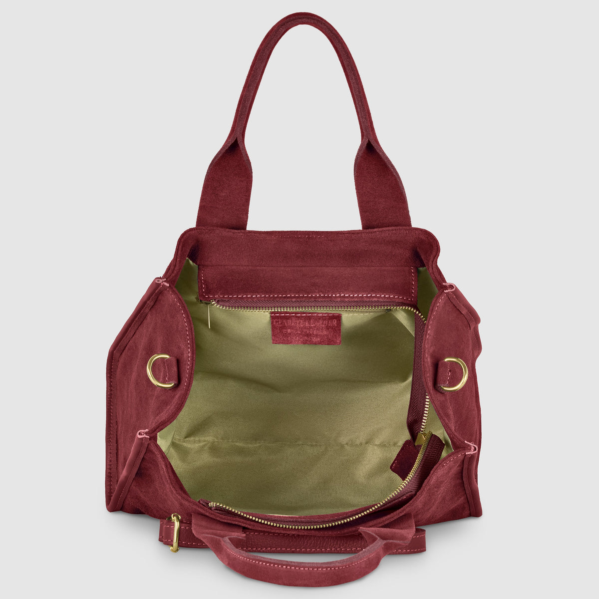 Bolso Tote de Ante Genuino Italiano | Brianza