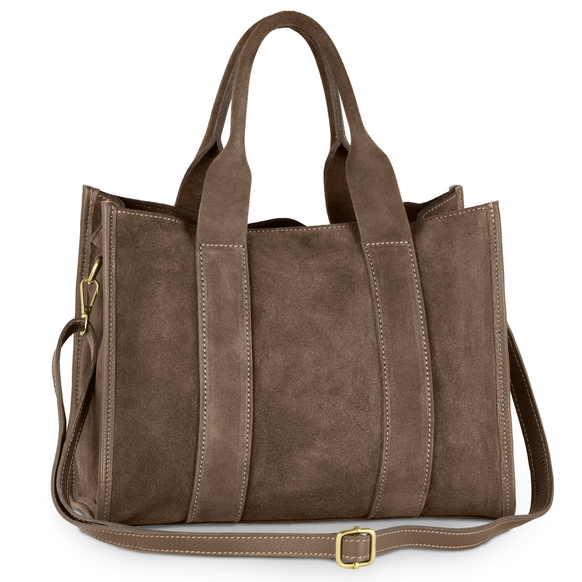 Bolso Tote de Ante Genuino Italiano | Brianza