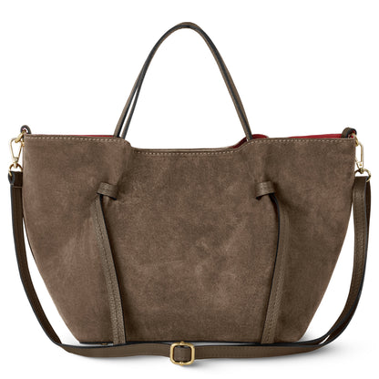 Italian Genuine Suede Tote Bag | Rovigo