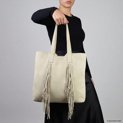 Italian Genuine Suede Tote Bag | Como