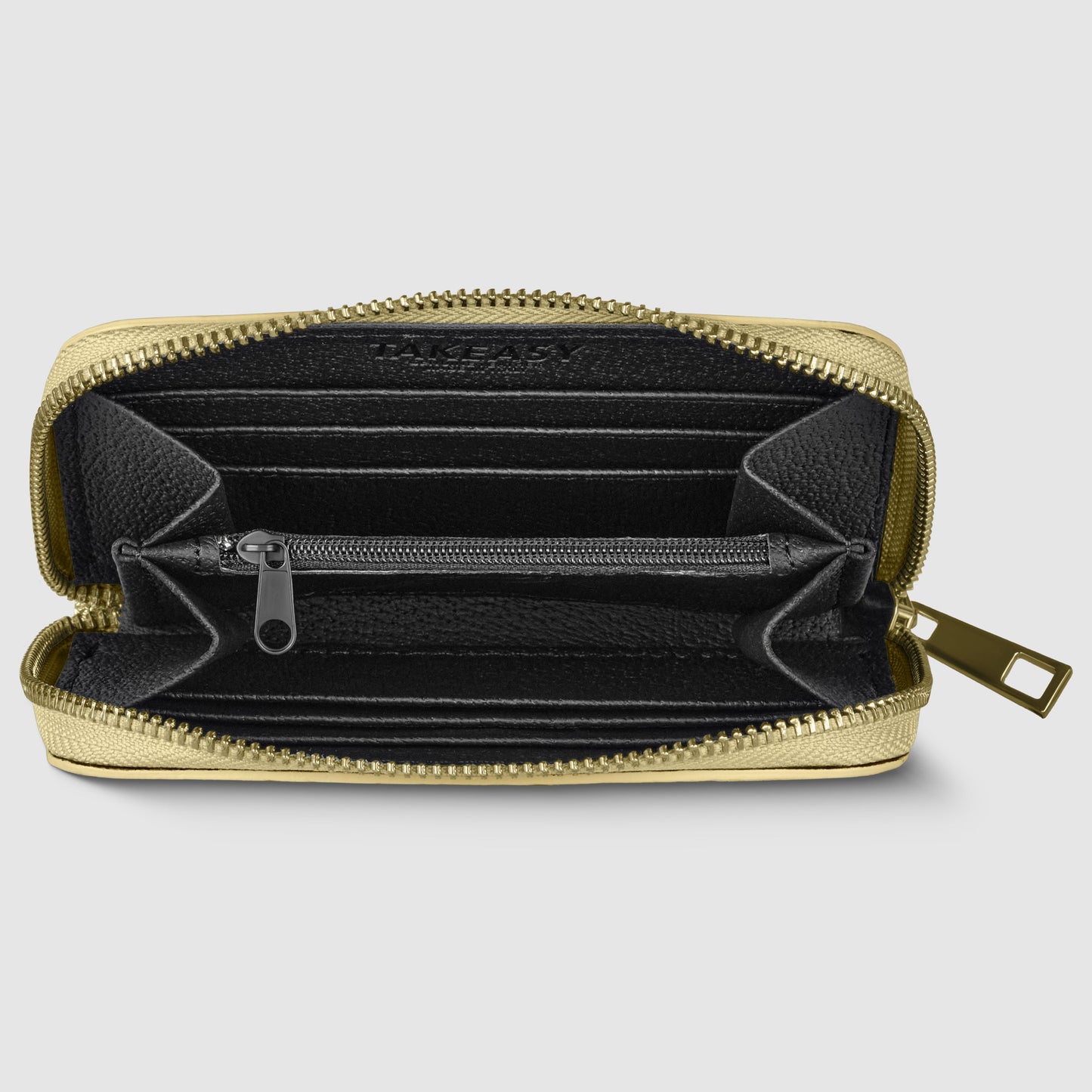 Italian Genuine Woven-Embossed Metallic Suede Wallet | Pesaro