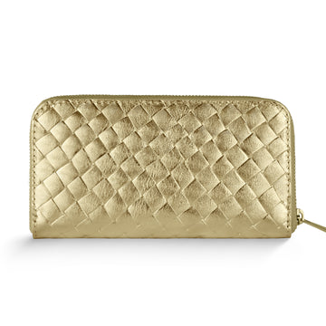 Weave Metallic Gold
