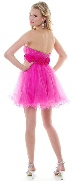 REBAJAS - Vestido corto de tul de corte A Cinderella Divine 414 (Talla 6)